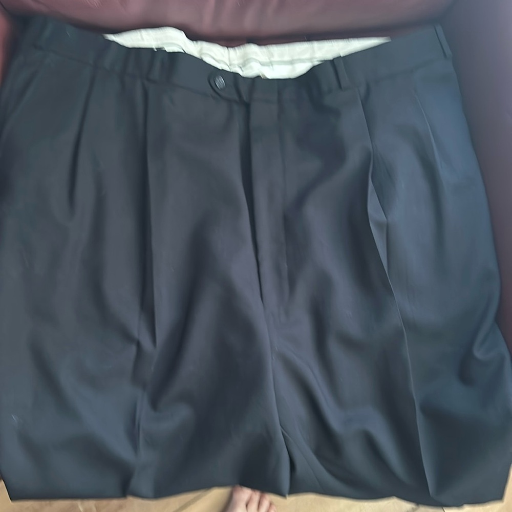 Black tuxedo slacks